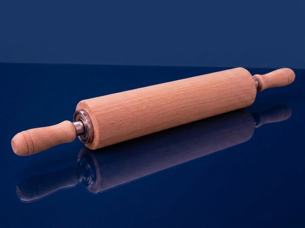 Uslero de madera con rodamiento 30 cm